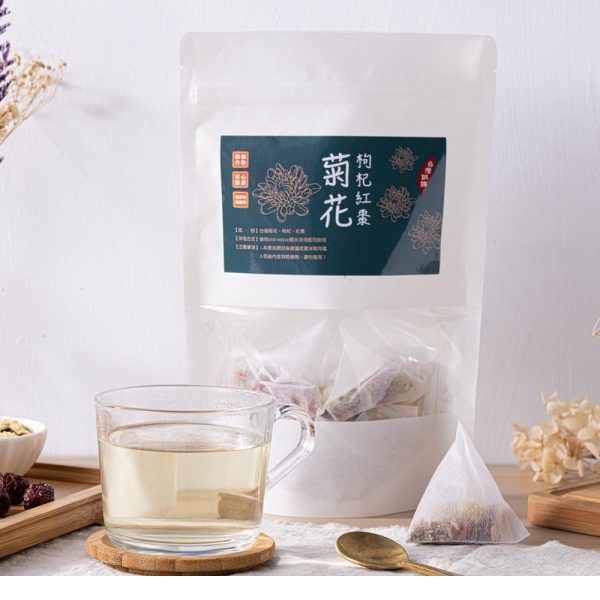 菊花枸杞紅棗茶｜高雄中藥包裝代工,三民區中藥包裝代工